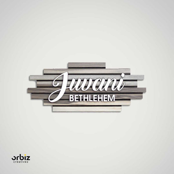 3D House Name Board