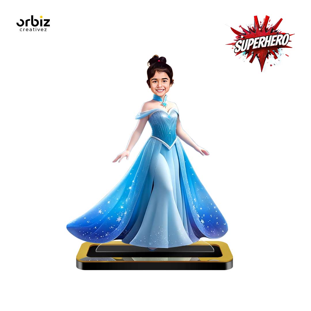 Personalized Mini Me Caricature: Elsa