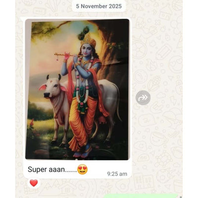 Customer photo of a delivered acrylic frame