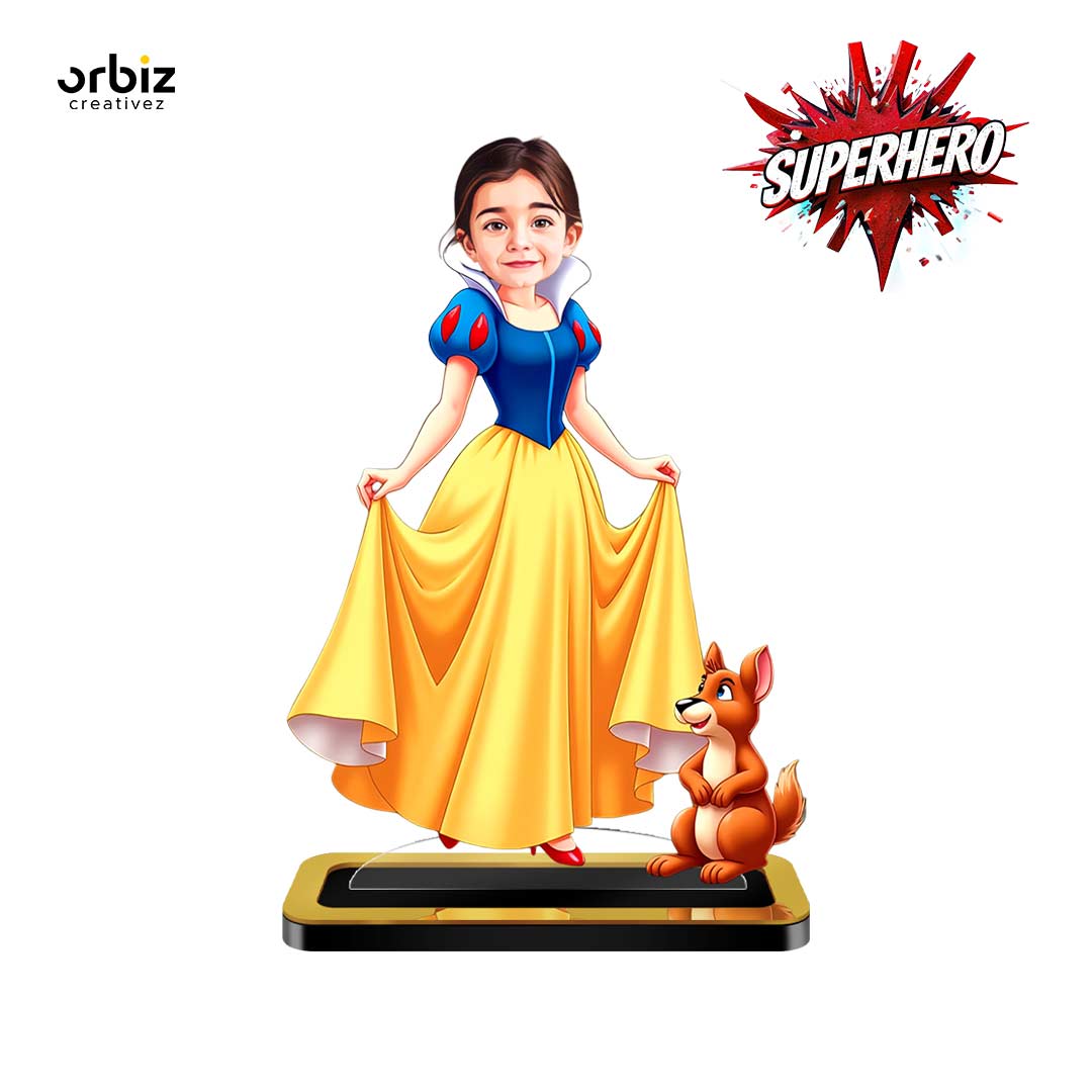 Personalized Mini Me: Snow White Caricature