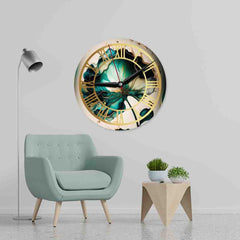 Resin Textured Acrylic Clock