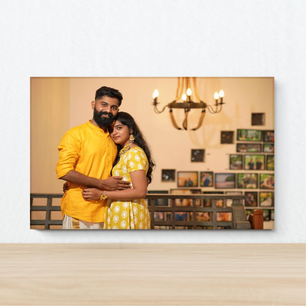Couples UV Printed Acrylic Wall Mount Frameless Picture Photo/Poster Frame For Anniversary, Birthday, Special Moment (Thickness 3mm, Landscape) - Orbiz Creativez
