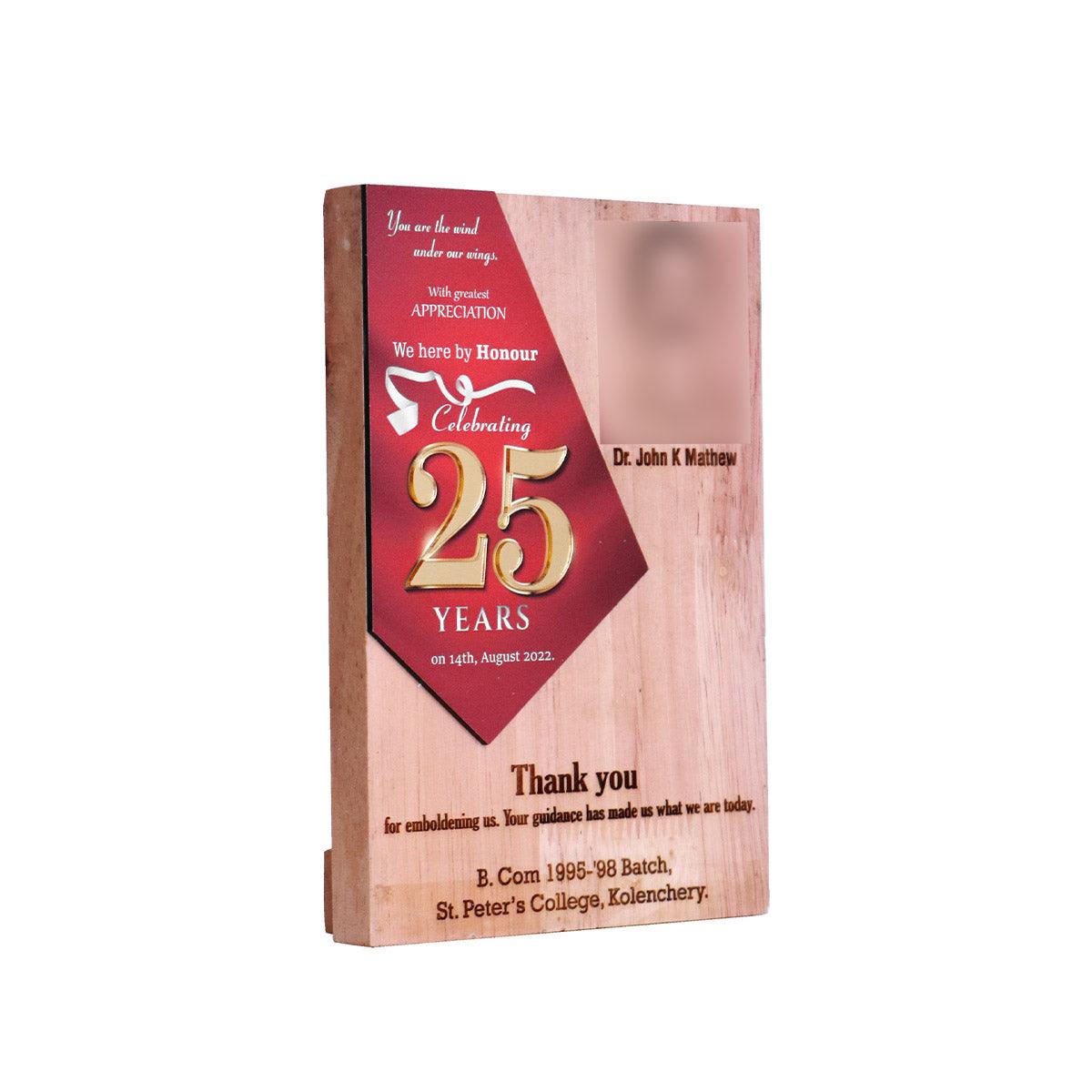 Customized Wooden Memento - Orbiz Creativez