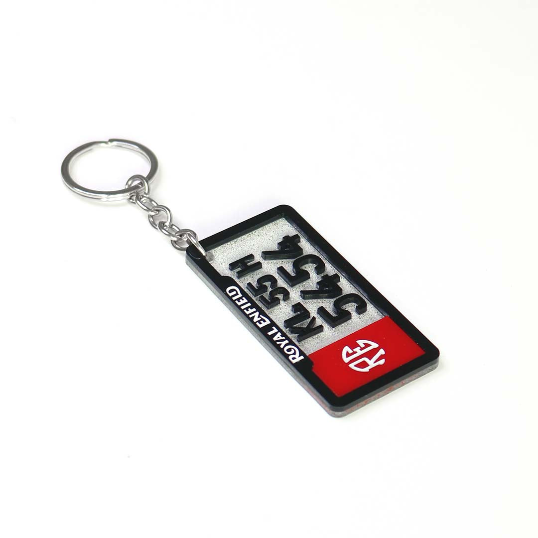 Customized Number Plate Keychain - Orbiz Creativez