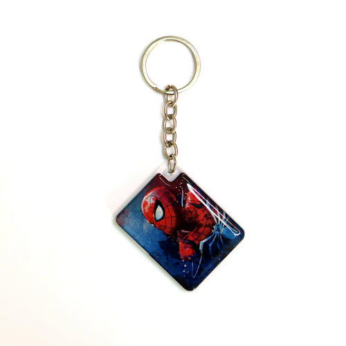 Spiderman Photo Printed Keychain