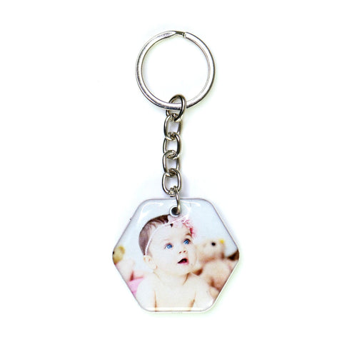 Personalized Baby Photo Printed keychain