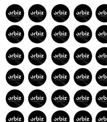 Branded clear sticker - Orbiz Creativez