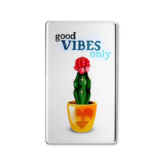Good Vibes Only Cactus fun plate