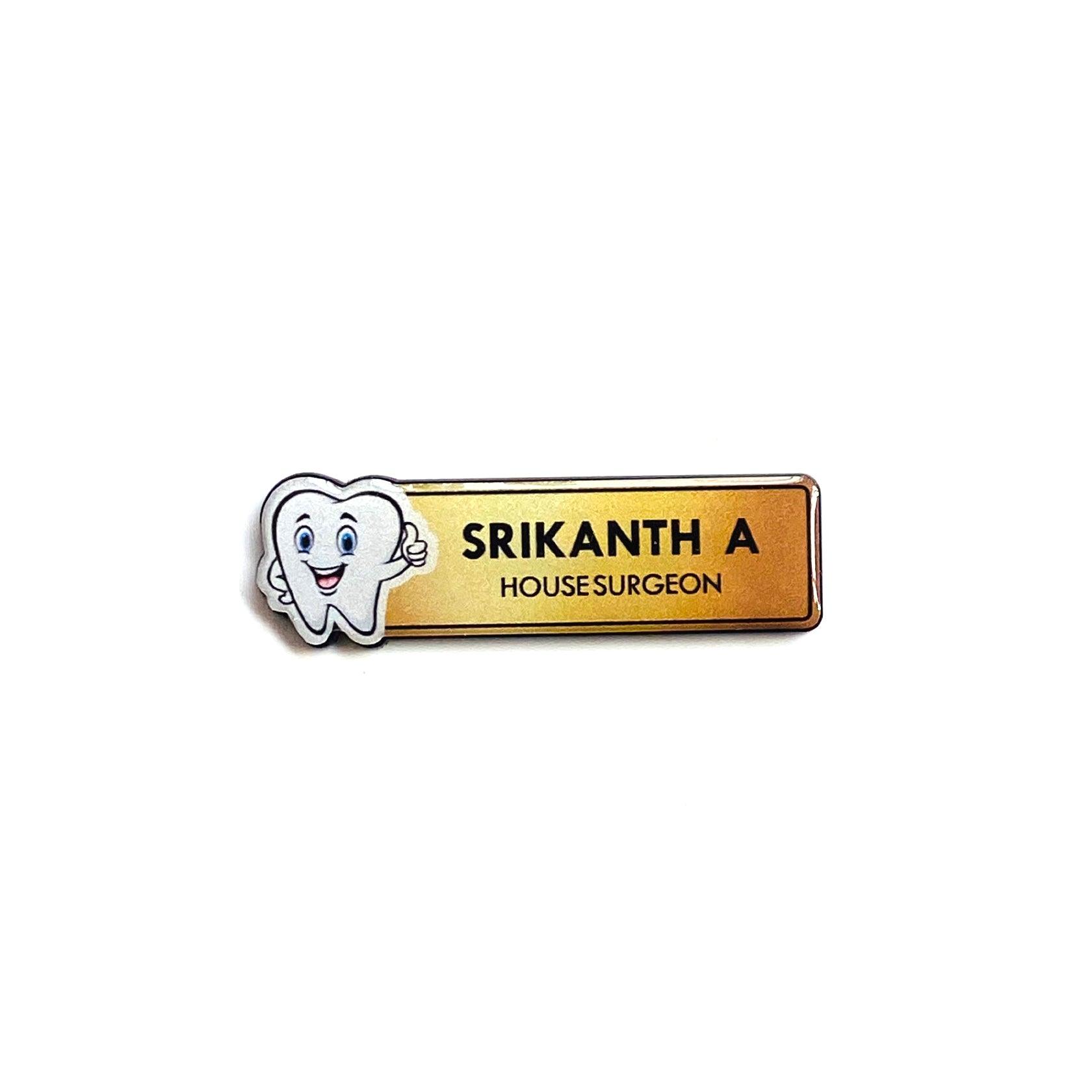 Customized Name Badge - Orbiz Creativez