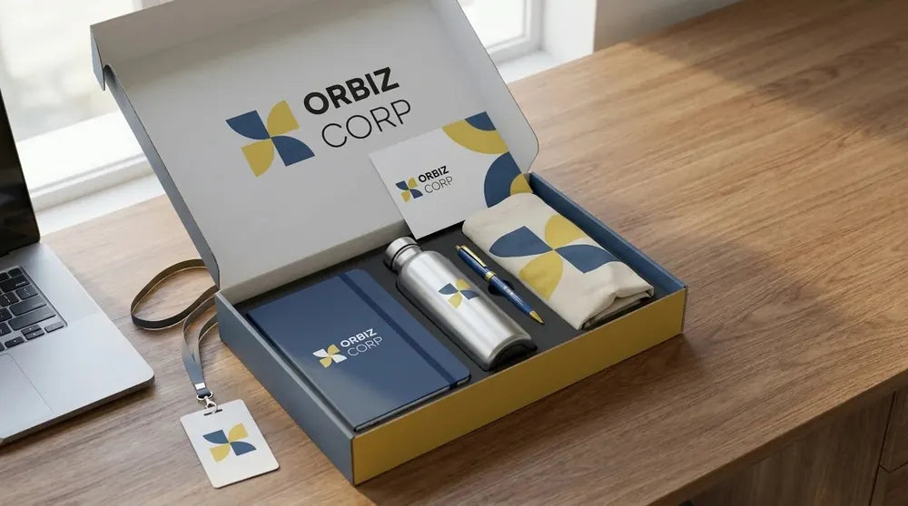 Branded corporate gift set