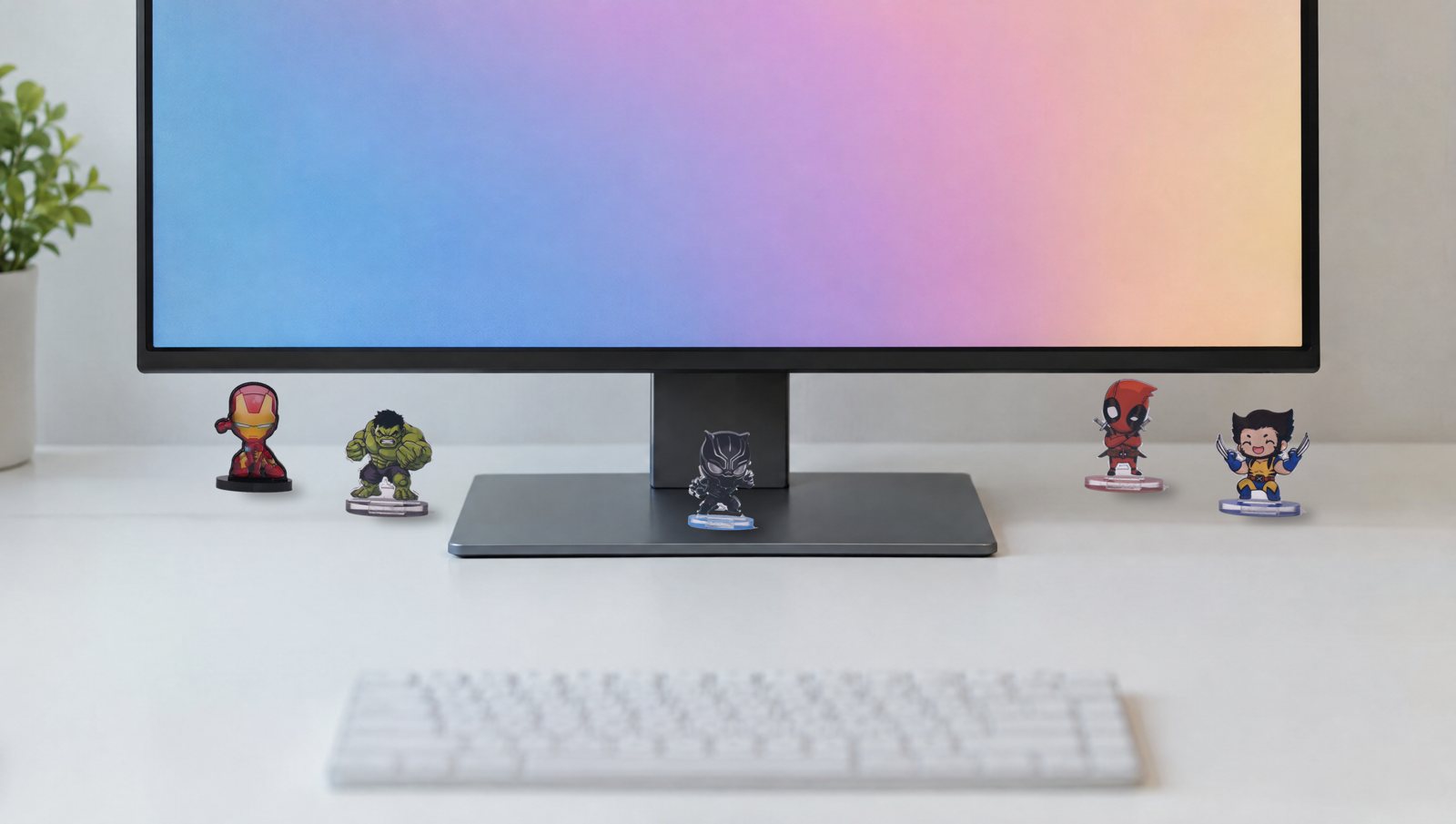Desk Buddies: under your monitor