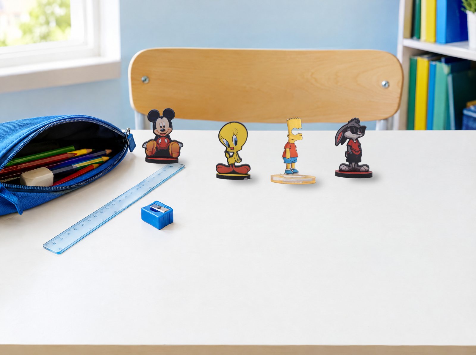 Desk Buddies: by the pencil pouch