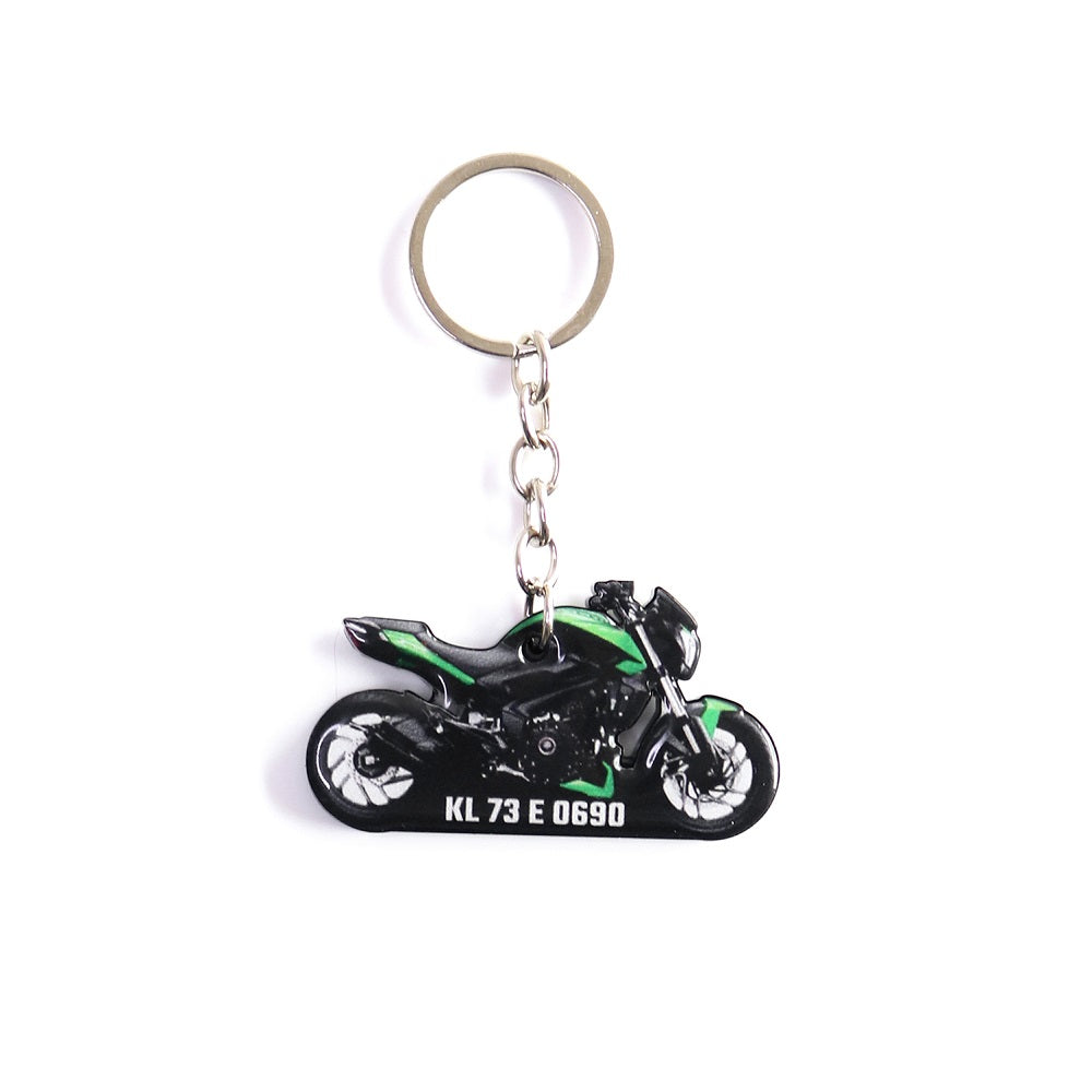 Custom Bike Shape Keychain - Orbiz Creativez