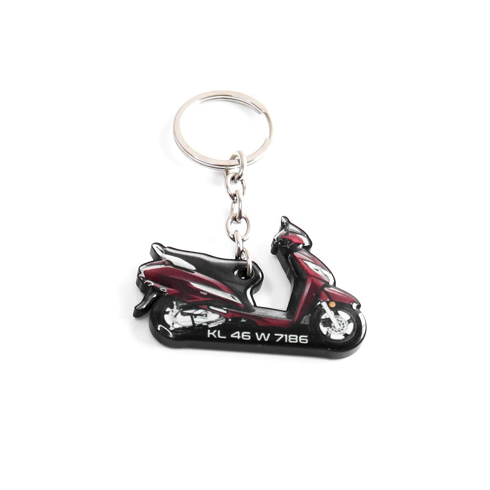 Customized Bike Shape Keychain - Orbiz Creativez