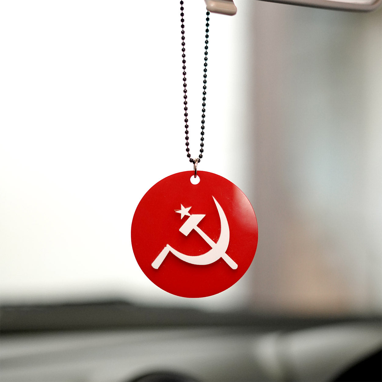 CPM Logo Mirror Hanging | Promotional Election Car Mirror Hanging