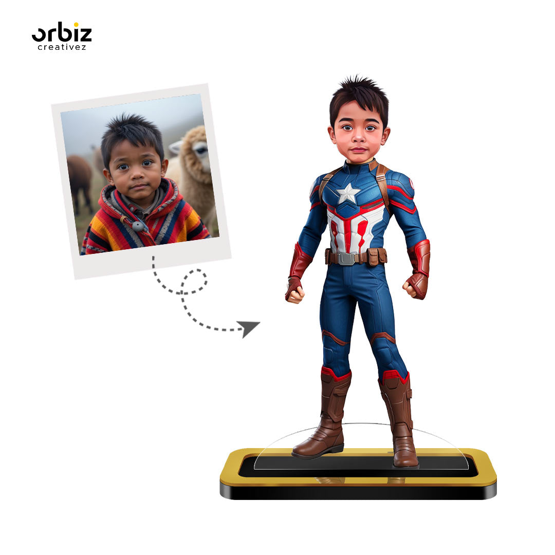 Personalized Mini Me: Captain America