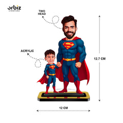Personalized Mini Me: Dad & Son SuperMan