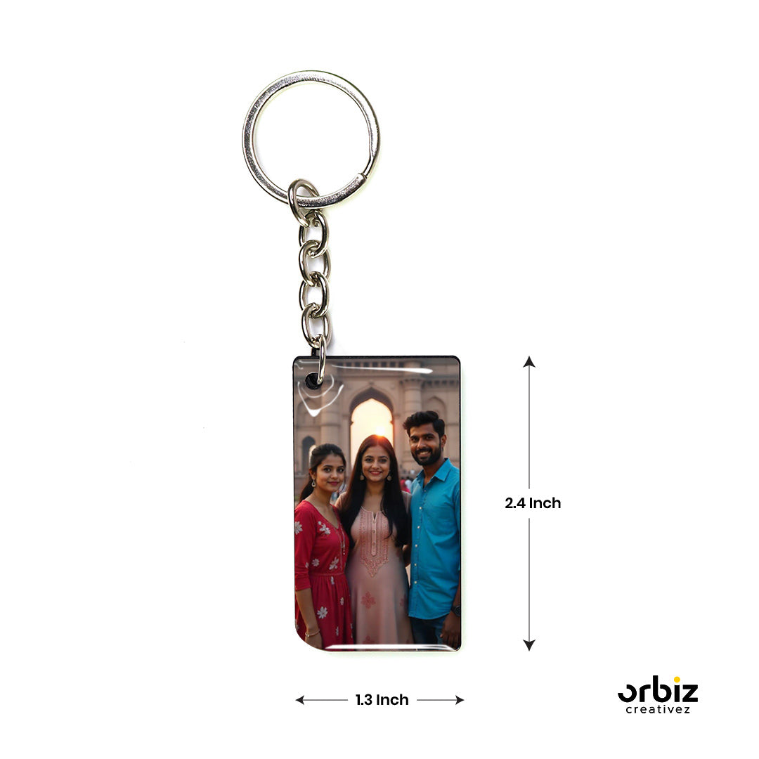 personalized photo keychain