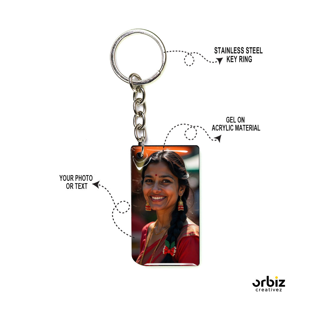 personalizd photo keychain