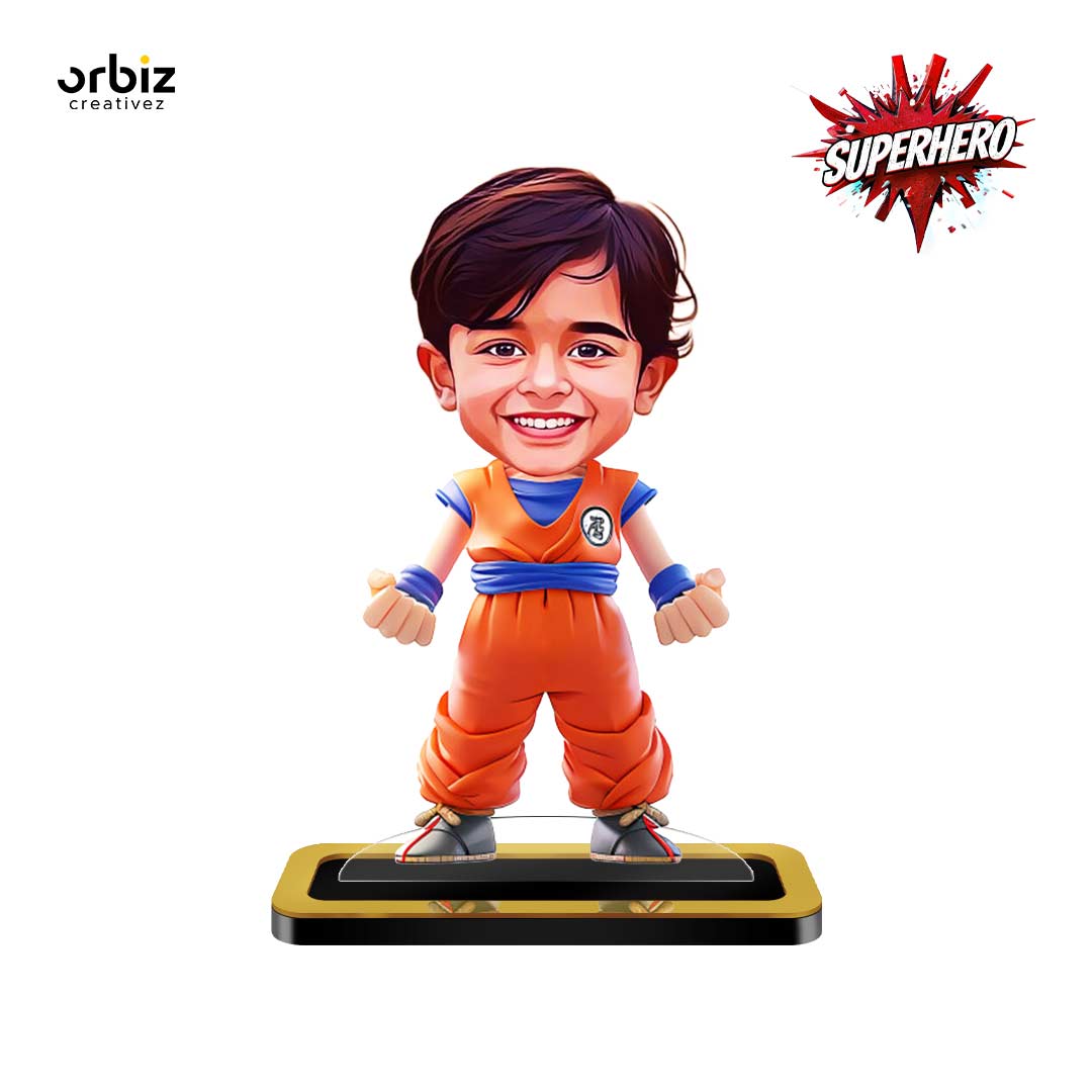 Personalized Mini Me: Goku Caricature