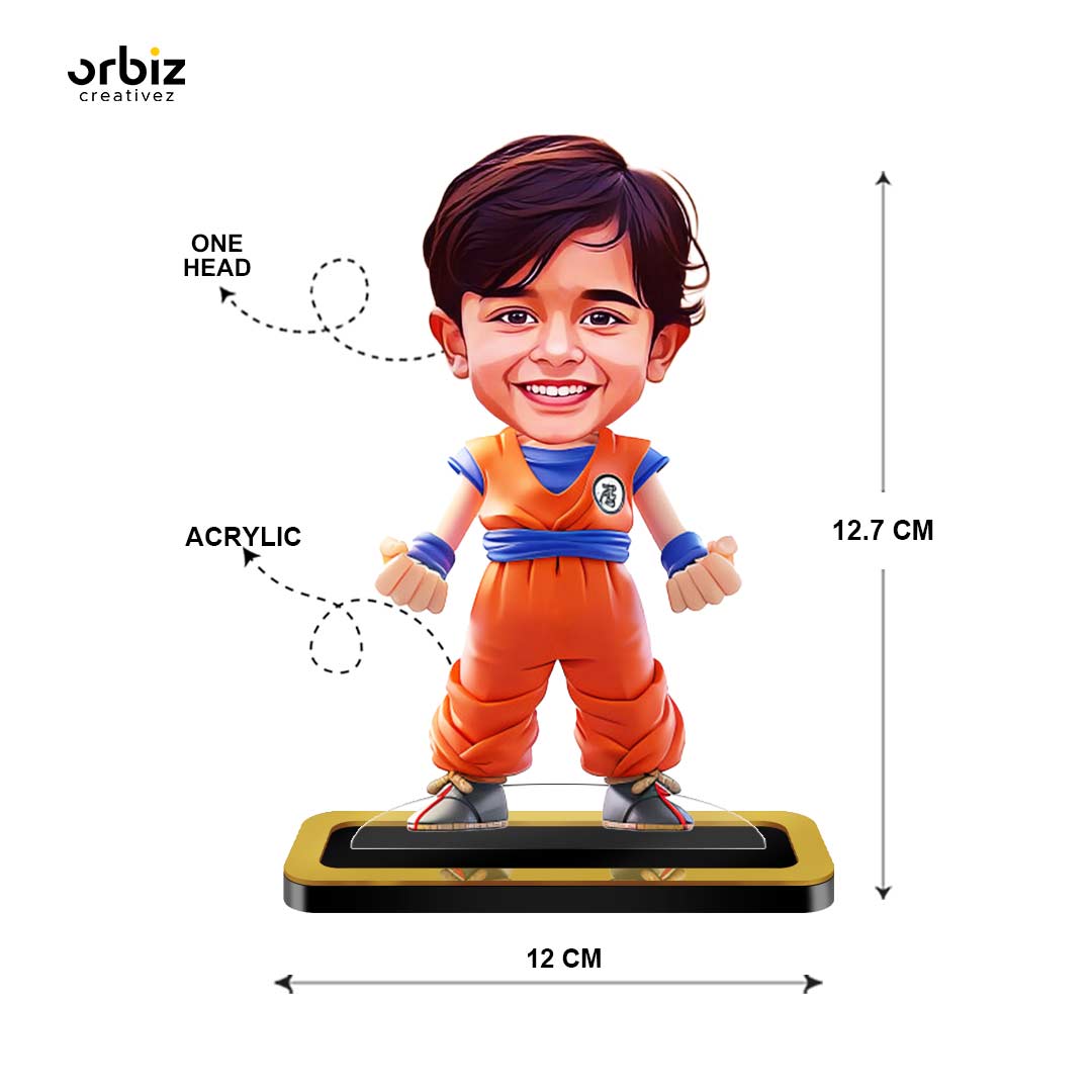Personalized Mini Me: Goku Caricature