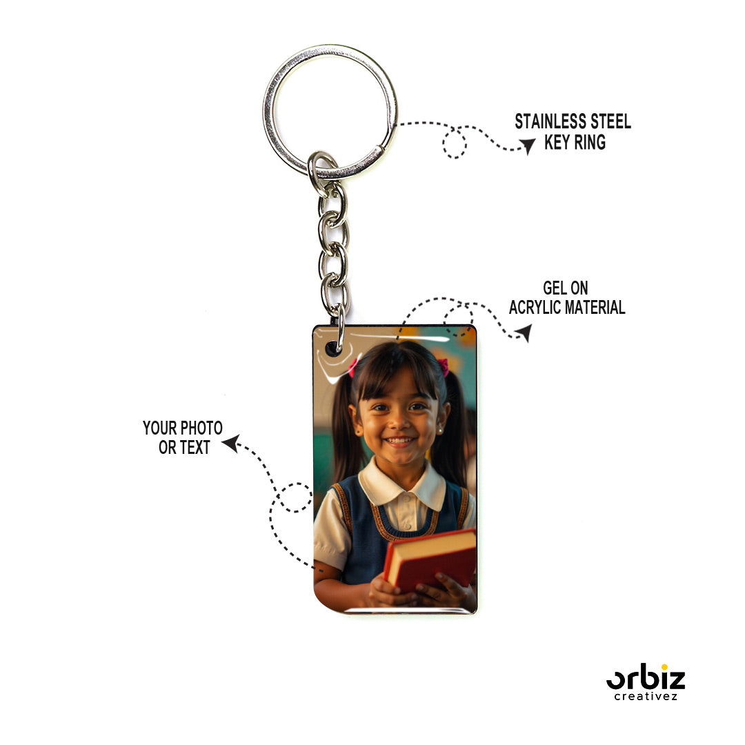 photo printed keychain