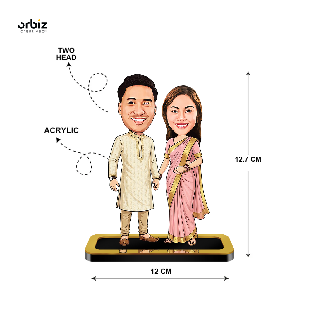 Personalized MiniMe Couple Caricature Figurine