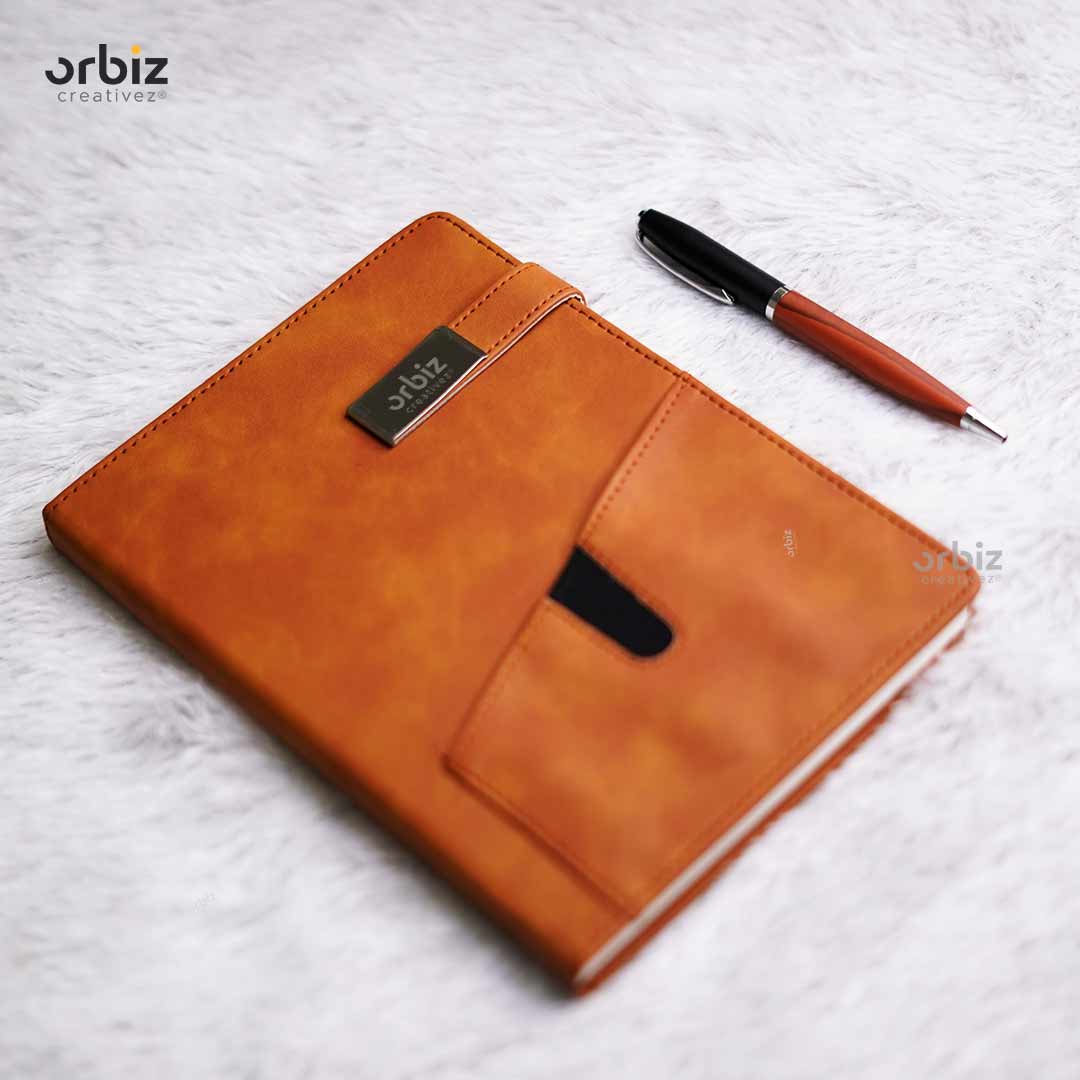 Customized Corporate Gift Set – Diary & Metal Pen