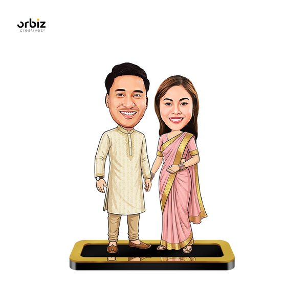 Personalized Mini Me Couple Caricature Figurine
