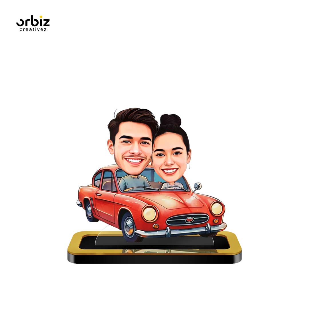 Personalized Mini Me : Couple With Car