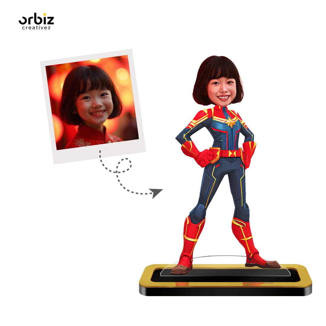 Personalized Mini Me: Captain Marvel