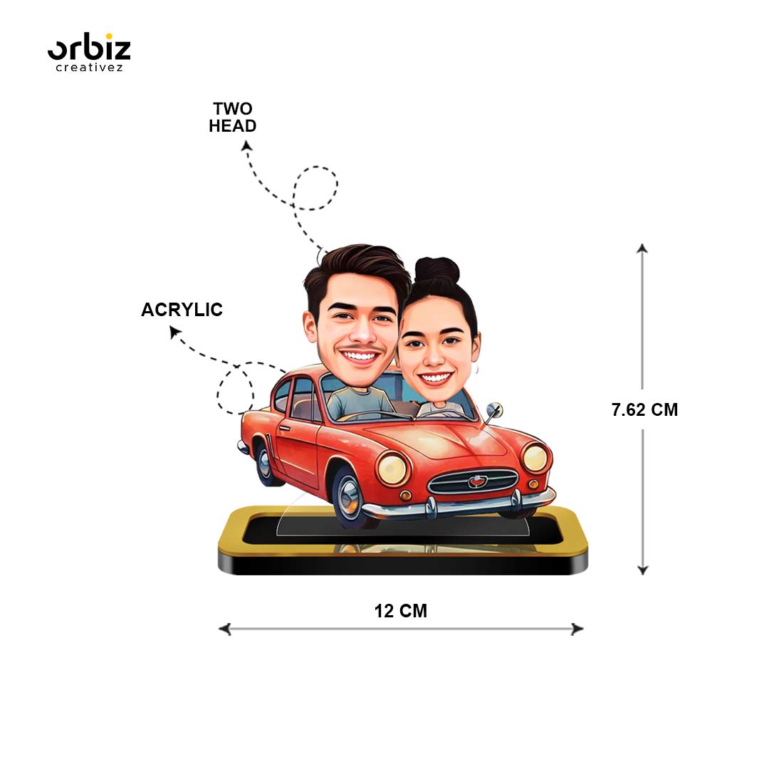 Personalized Mini Me : Couple With Car