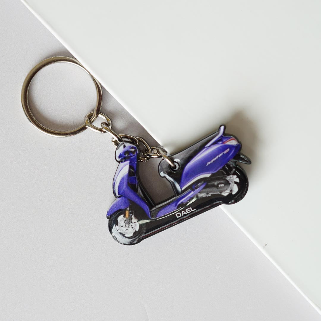 Customized Bike Shape Keychain - Orbiz Creativez