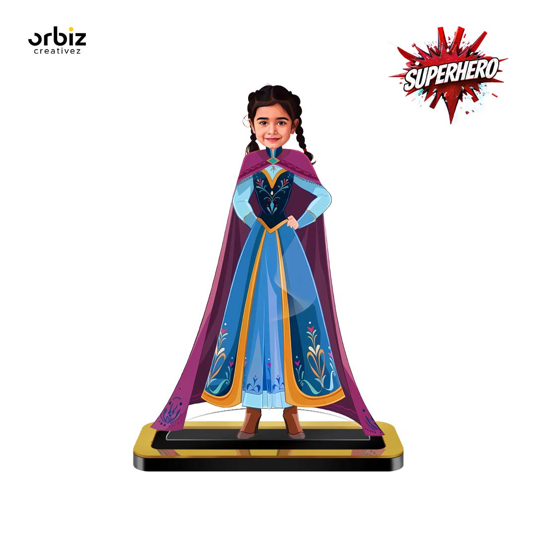 Personalized Mini Me Caricature: Princess Anna