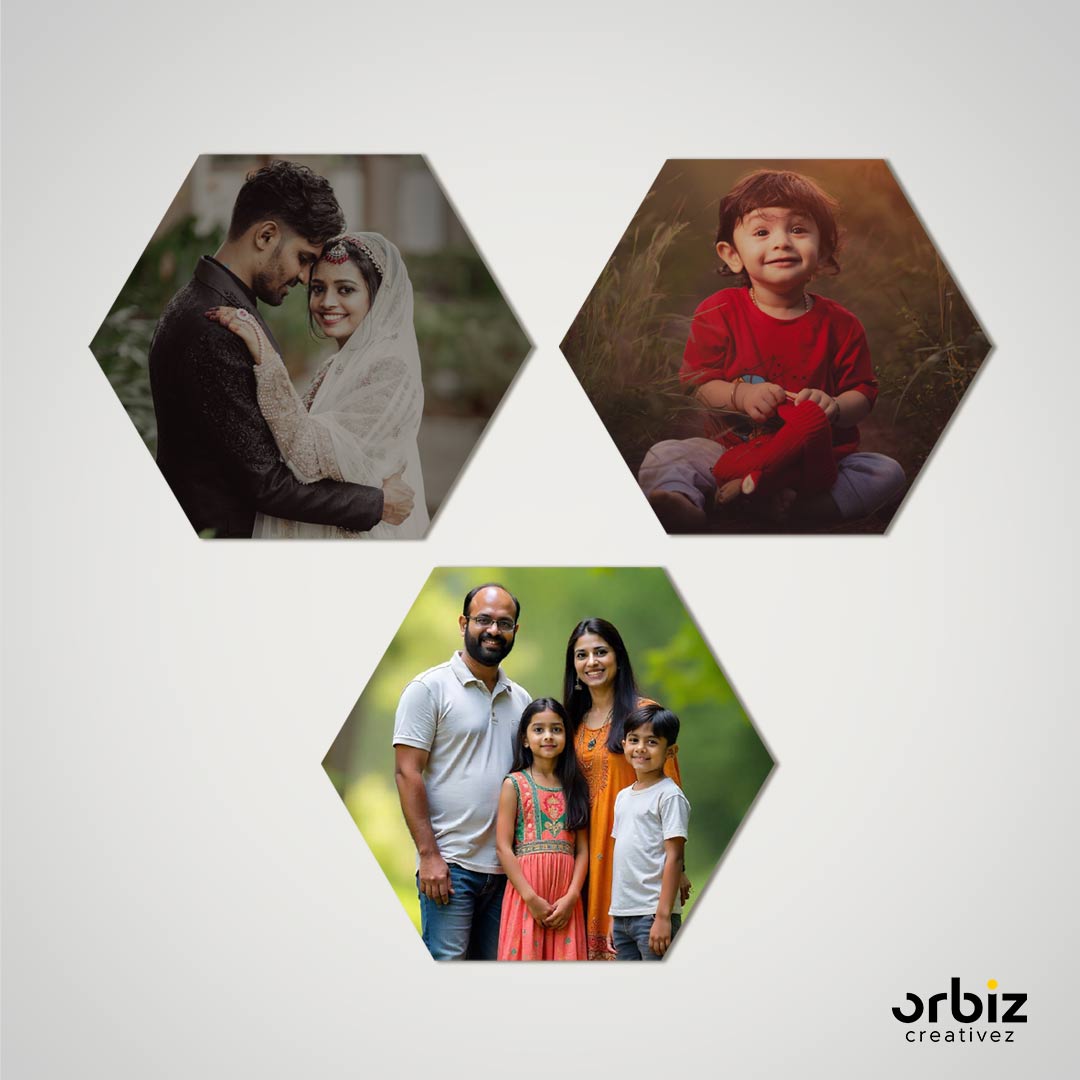 Uv Photo Frame UV Photo Frame - Hexagon Combo – Orbiz Creativez