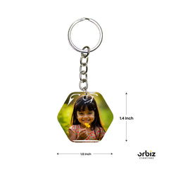 photo printed keychain