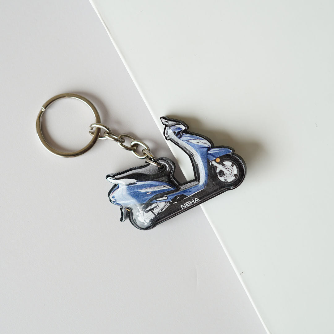 Customized Bike Shape Keychain - Orbiz Creativez