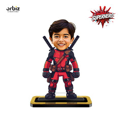 Personalized Mini Me:Dead Pool Mini Caricature