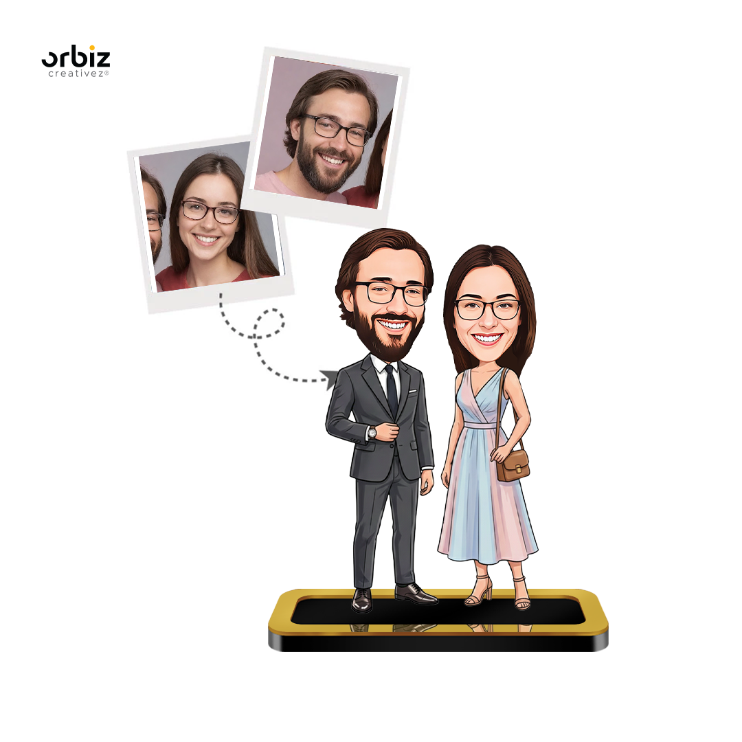 Personalized Mini Me : Couple Caricature Figurine