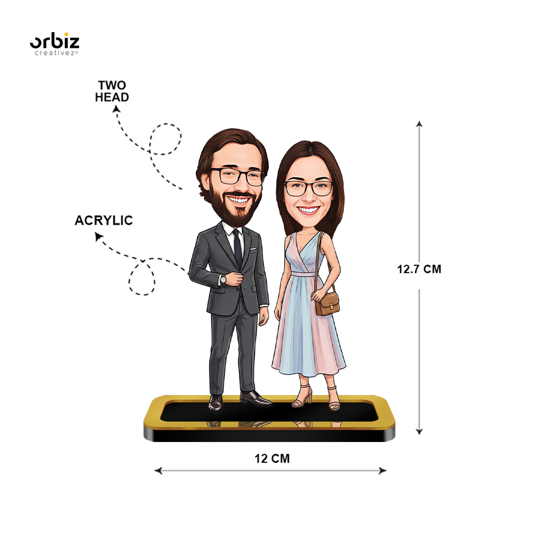 Personalized Mini Me : Couple Caricature Figurine