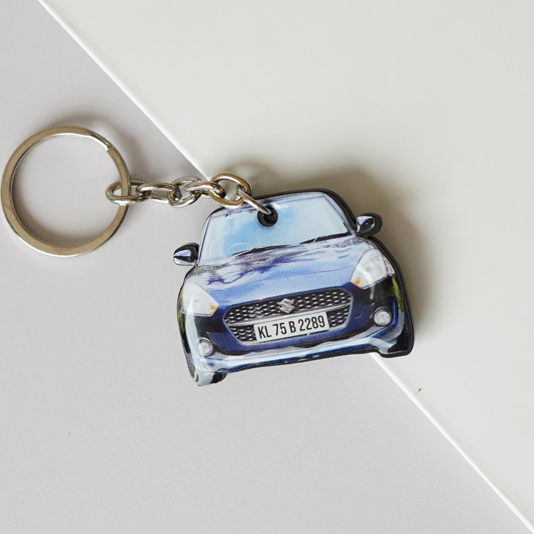 Customized Car Shape Keychain - Orbiz Creativez
