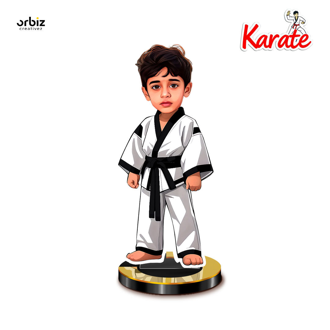 Personalized Mini Me: Karate Kid Caricature