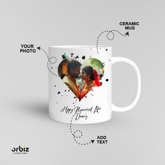 Customized Wedding Photo Printed Mug