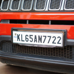 Acrylic car number plate frame