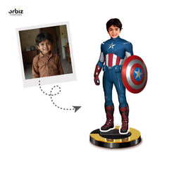 Personalized Mini Me: Captain America SuperHero