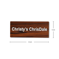 Personalized Acrylic Office Name Plate