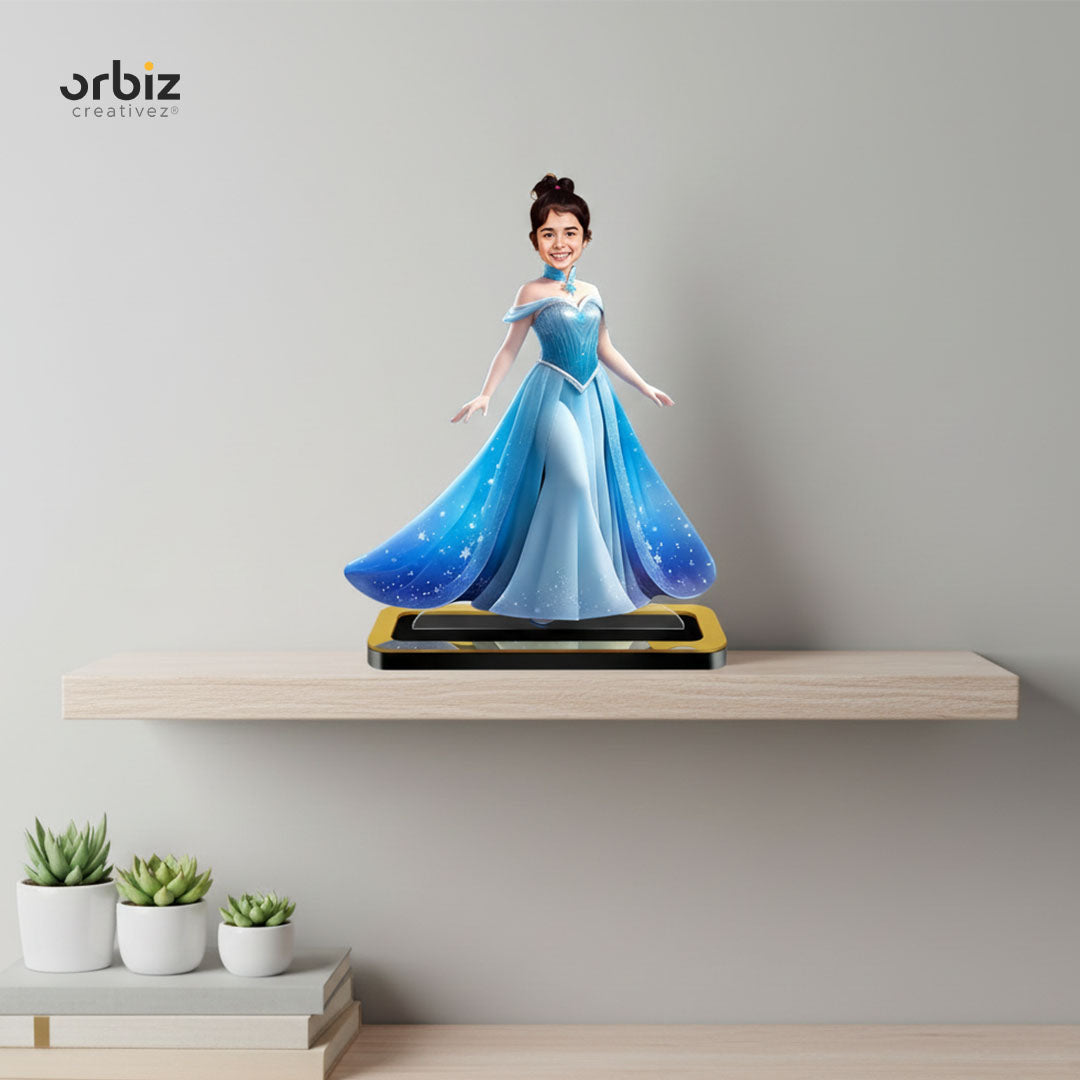 Personalized Mini Me Caricature: Elsa