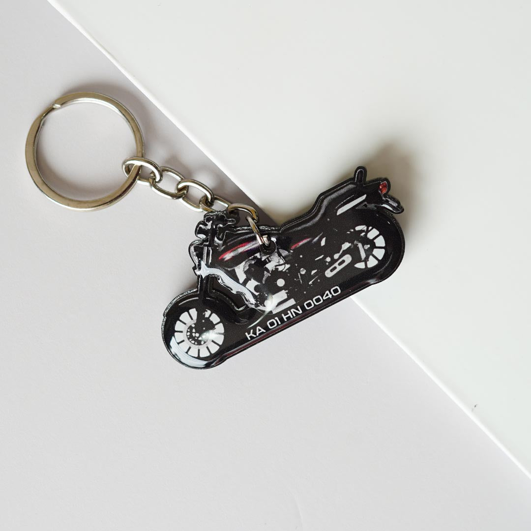 Customized Bike Shape Keychain - Orbiz Creativez