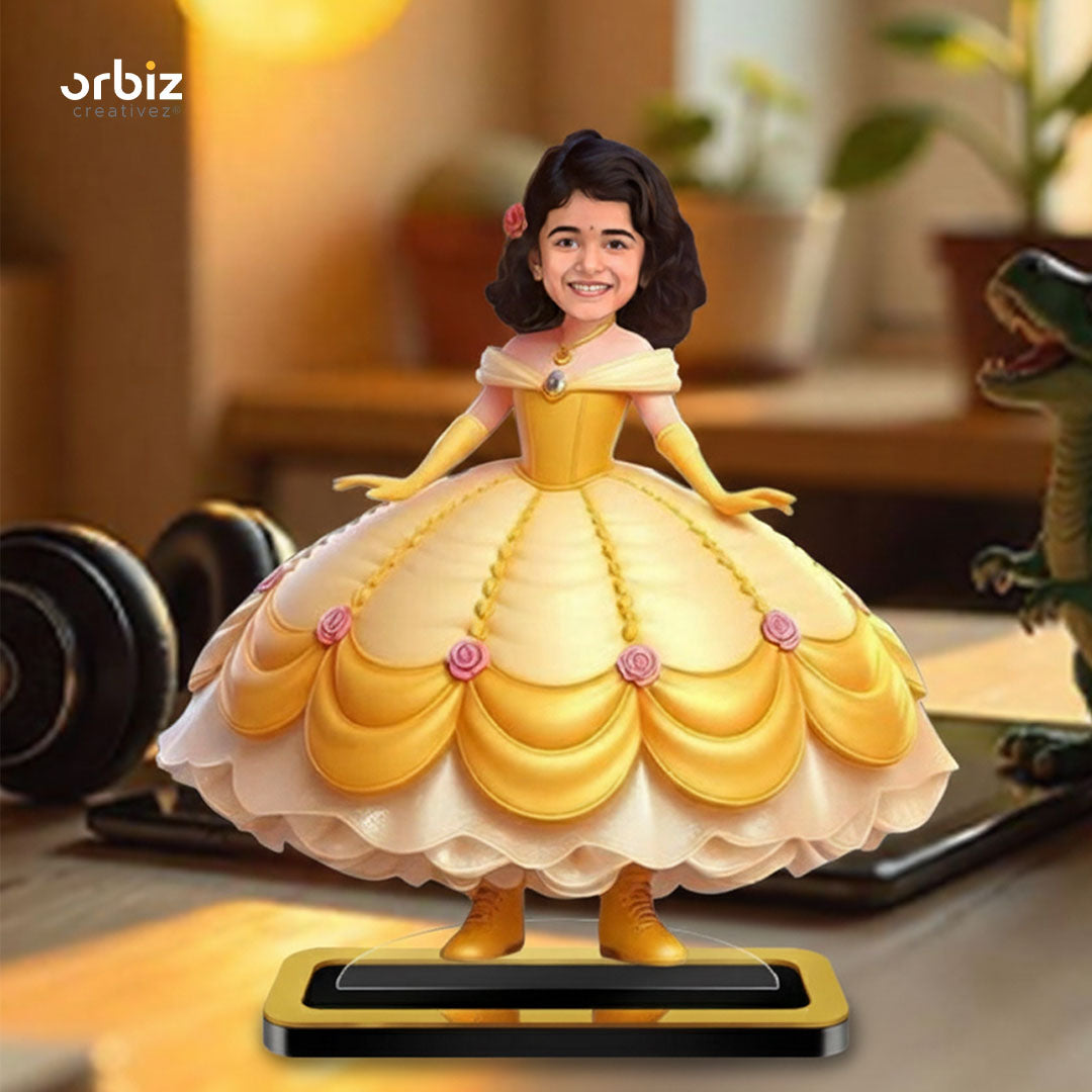 Personalized Mini Me Caricature: Belle