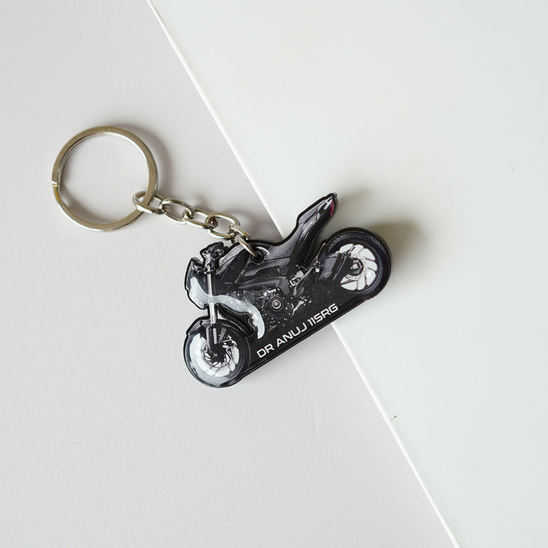 Customized Bike Shape Keychain - Orbiz Creativez